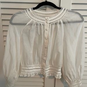 Alice + Olivia | White Blouse